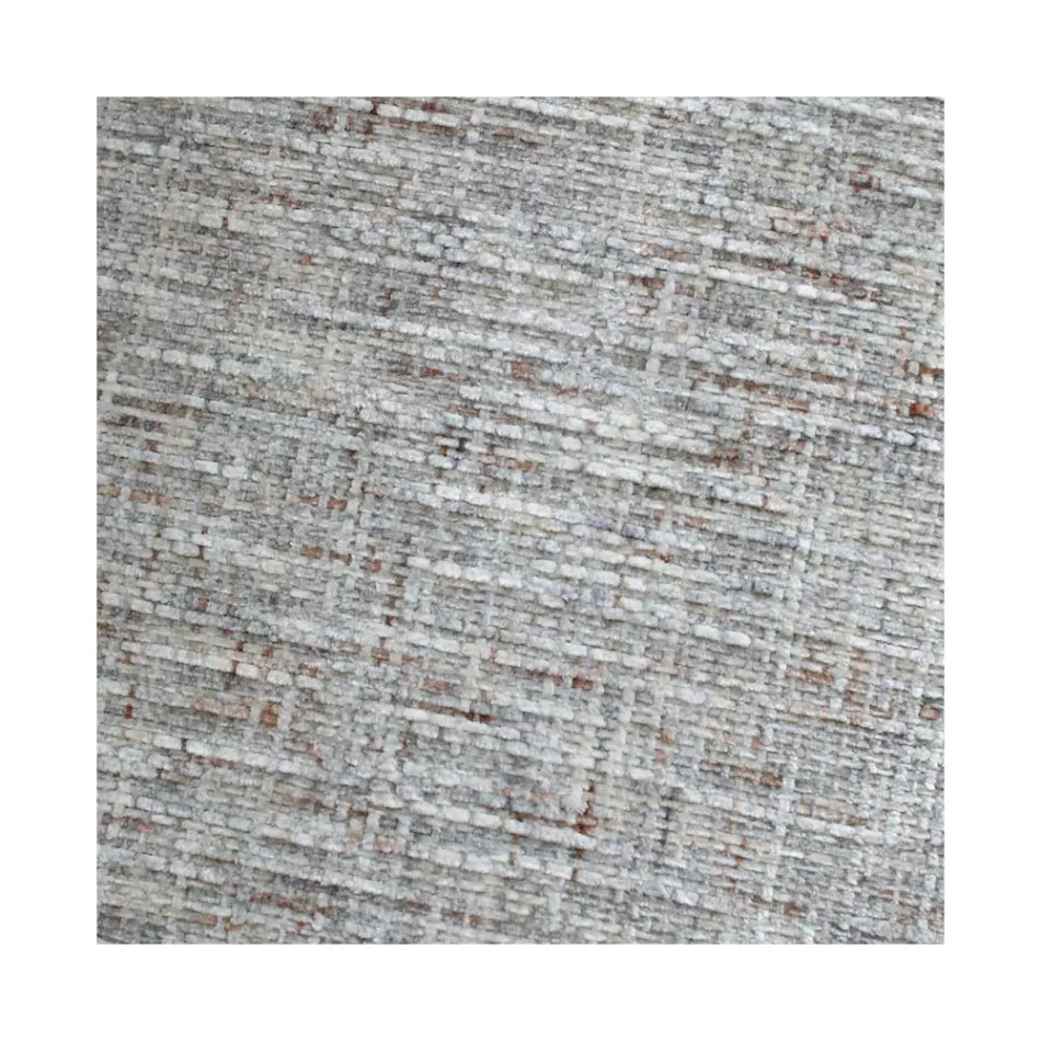 Poltroncina in Metallo e Seduta in Cachemire Neve Made in Italy - Edera Viadurini