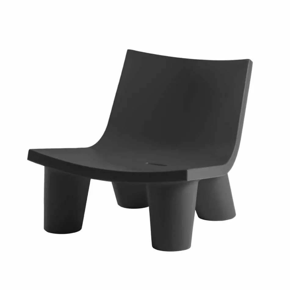 Poltroncina lounge di design Slide Low Lita colorata made in Italy Viadurini