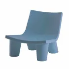 Poltroncina lounge di design Slide Low Lita colorata made in Italy Viadurini