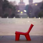 Poltroncina lounge di design Slide Low Lita colorata made in Italy Viadurini