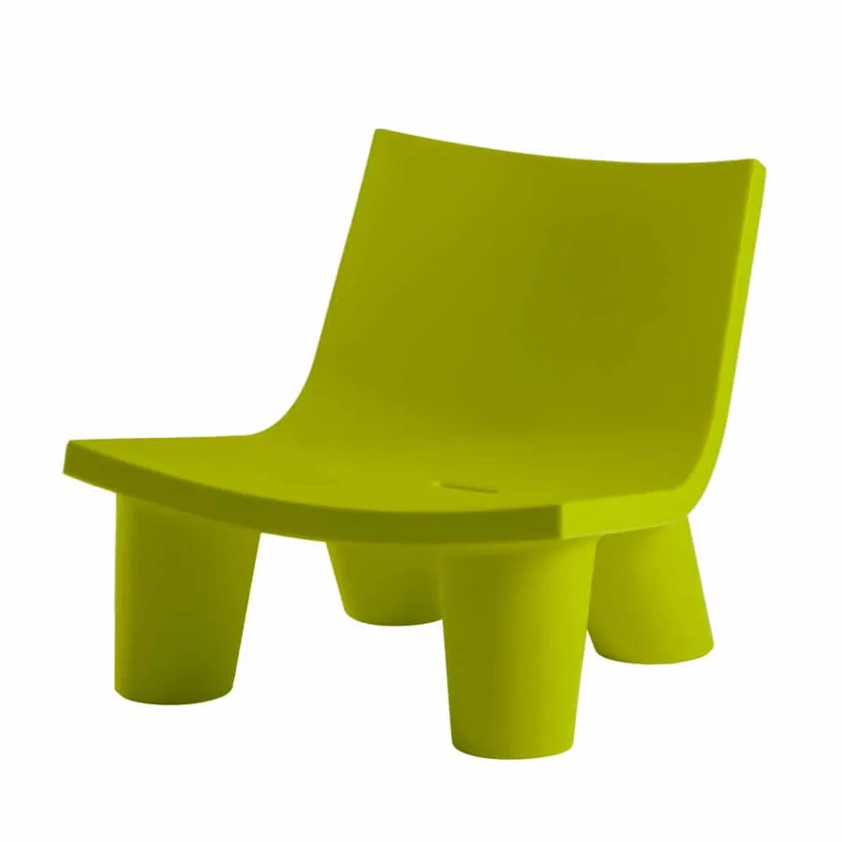 Poltroncina lounge di design Slide Low Lita colorata made in Italy Viadurini