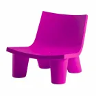 Poltroncina lounge di design Slide Low Lita colorata made in Italy Viadurini