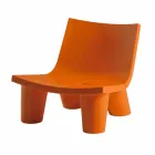 Poltroncina lounge di design Slide Low Lita colorata made in Italy Viadurini