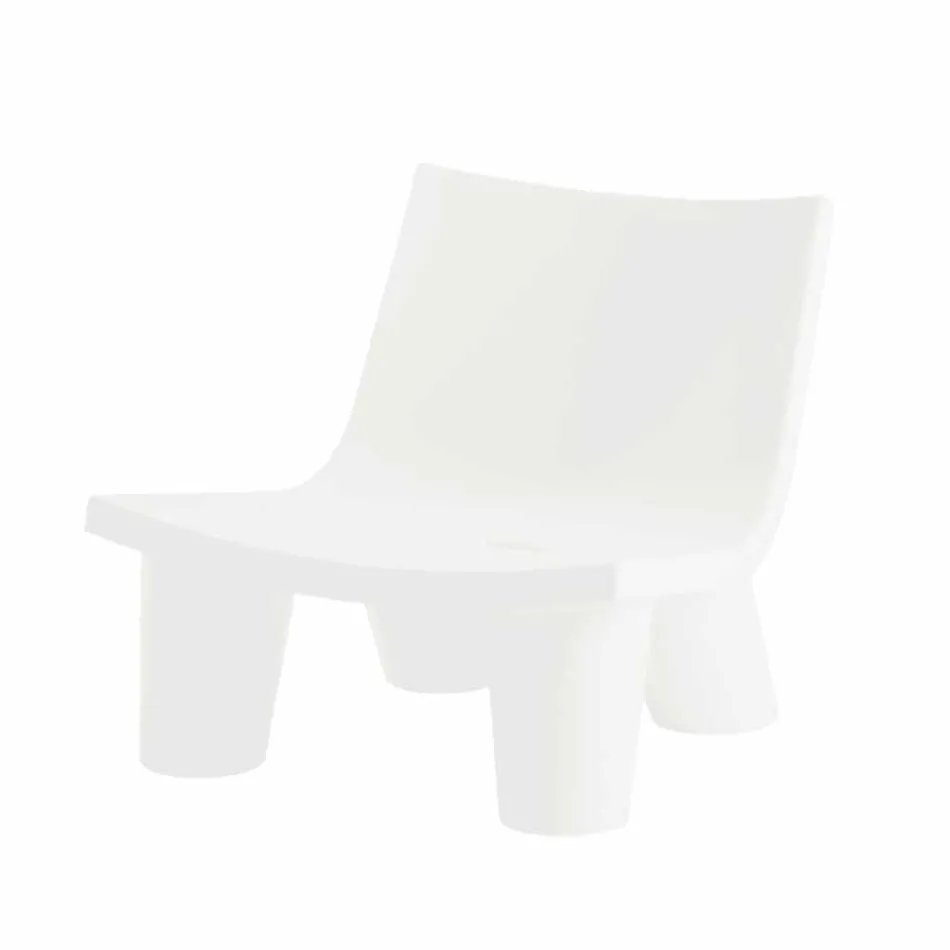 Poltroncina lounge di design Slide Low Lita colorata made in Italy Viadurini