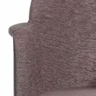 Poltroncina per Ufficio Girevole con Ruote e Braccioli Made in Italy - Felix Viadurini