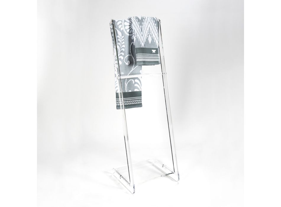 Porta Asciugamani in Plexiglass PMMA Made in Italy - Tarzan Viadurini