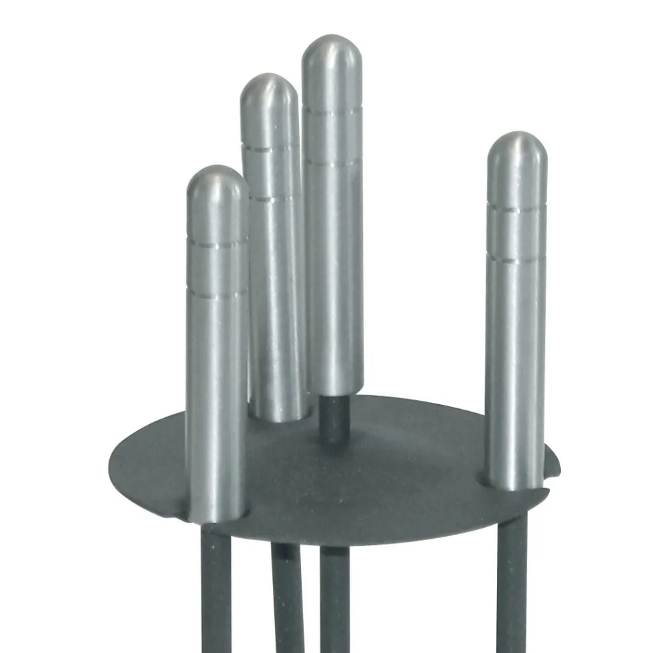 Porta Attrezzi con 3 Utensili in Metallo Diverse Finiture Made in Italy - Darbuka Viadurini