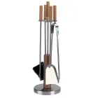 Porta Attrezzi con 4 Accessori in Metallo o Acciaio Made in Italy - Papaya Viadurini