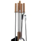 Porta Attrezzi con 4 Accessori in Metallo o Acciaio Made in Italy - Papaya Viadurini