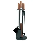 Porta Attrezzi con 4 Accessori in Metallo o Acciaio Made in Italy - Papaya Viadurini