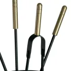 Porta Attrezzi con 4 Strumenti per la Cura del Camino Made in Italy - Fakir Viadurini