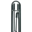 Porta Attrezzi con 4 Utensili per il Camino Made in Italy - Licaone Viadurini