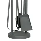 Porta Attrezzi con 4 Utensili per il Camino Made in Italy - Licaone Viadurini