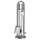 Porta Attrezzi con 4 Utensili per il Camino Made in Italy - Licaone Viadurini