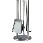 Porta Attrezzi con 4 Utensili per il Camino Made in Italy - Licaone Viadurini