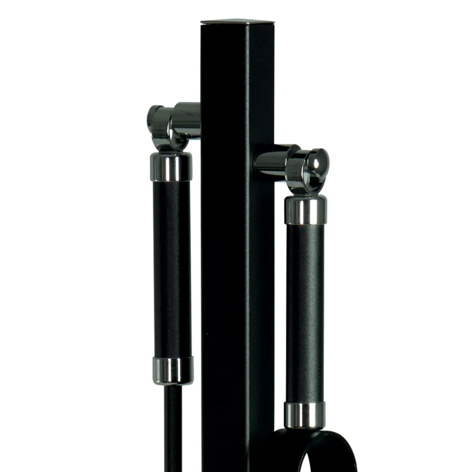 Porta Attrezzi con Uncino e Morsetto in Metallo o Acciaio Made in Italy - Samovar Viadurini