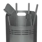 Porta Attrezzi Fisso con 4 Utensili per il Camino Made in Italy - Bonsai Viadurini