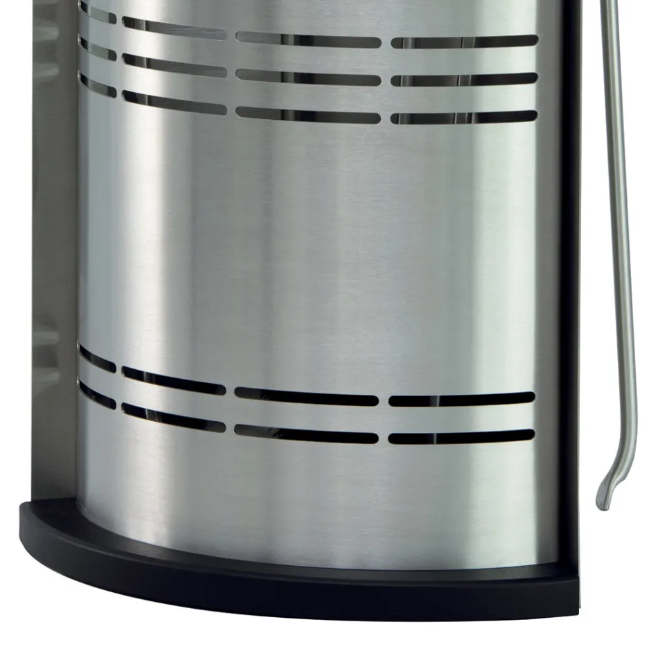 Porta Attrezzi Fisso con 4 Utensili per il Camino Made in Italy - Bonsai Viadurini