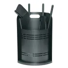 Porta Attrezzi Fisso con 4 Utensili per il Camino Made in Italy - Bonsai Viadurini