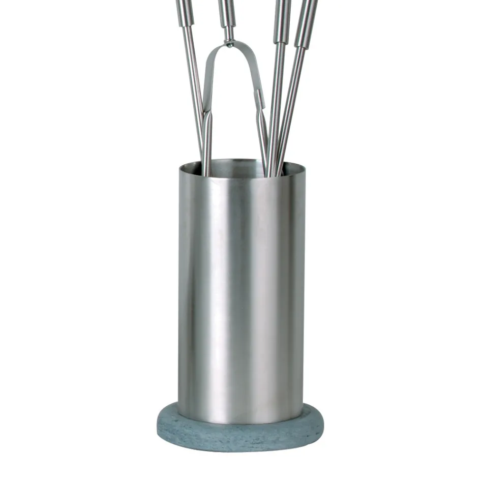 Porta Attrezzi in Acciaio Inox con 4 Accessori Made in Italy - Zaino Viadurini