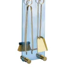 Porta Attrezzi in Cristallo Temperato con 4 Accessori Made in Italy - Zebra Viadurini