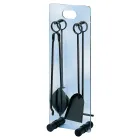 Porta Attrezzi in Cristallo Temperato con 4 Accessori Made in Italy - Zebra Viadurini