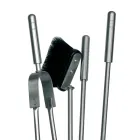 Porta Attrezzi per il Camino con 4 Utensili Inclusi Made in Italy - Merlo Viadurini