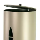 Porta Pellet con Coperchio, Scopetta e Paletta Made in Italy - Cacatua Viadurini