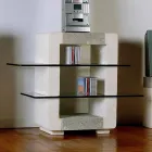 Porta Tv hi-fi in pietra e cristalli dal design moderno Xeni Viadurini