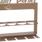 Portabottiglia di Design in Ferro Pregiato Fatto a Mano Made in Italy - Maste Viadurini