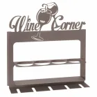 Portabottiglia di Design in Ferro Pregiato Fatto a Mano Made in Italy - Maste Viadurini