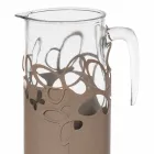 Portabottiglia Moderno in Ferro Bianco, Beige o Avorio Made in Italy – Leida Viadurini