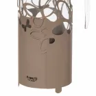 Portabottiglia Moderno in Ferro Bianco, Beige o Avorio Made in Italy – Leida Viadurini