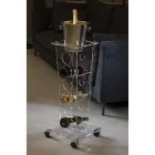 Portabottiglie e Portaghiaccio a Colonna in Acrilico Trasparente - Ciampino Viadurini