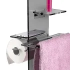 Portacarta, Porta Asciugamano e Sapone da Bidet Made in Italy - Pluto Viadurini