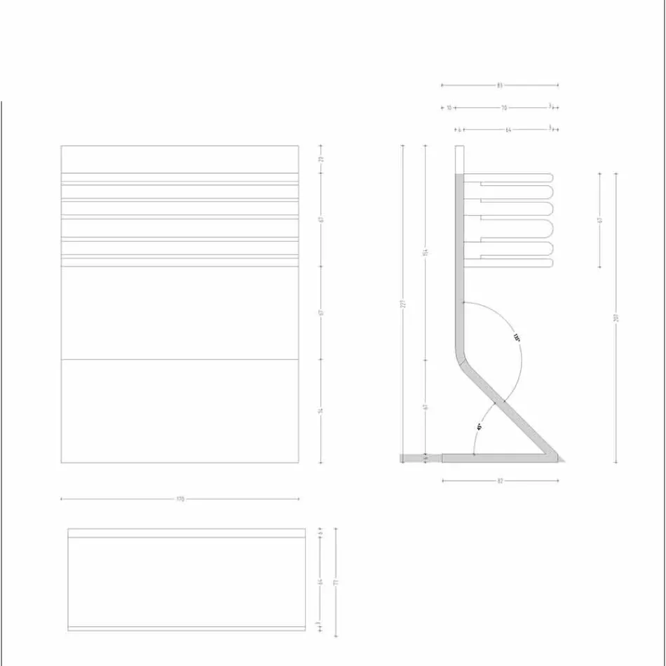 Portacoltelli da Cucina in Corian Bianco da Cucina Design Elegante - Ivanova Viadurini