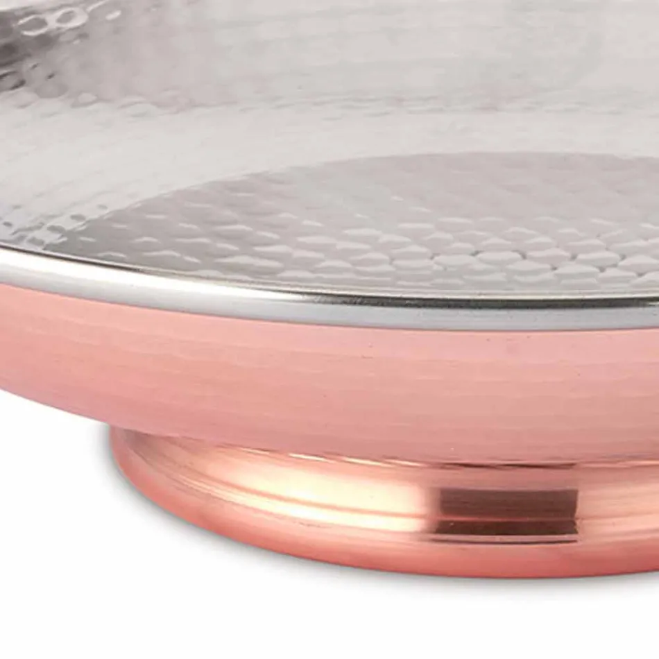 Portafrutta da Tavolo Design Centrotavola Rame Battuto a Mano 28 cm - Terraemare Viadurini