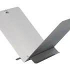 Portalegna a Forma di Libro Aperto in Metallo o Acciaio Made in Italy -Falco  Viadurini