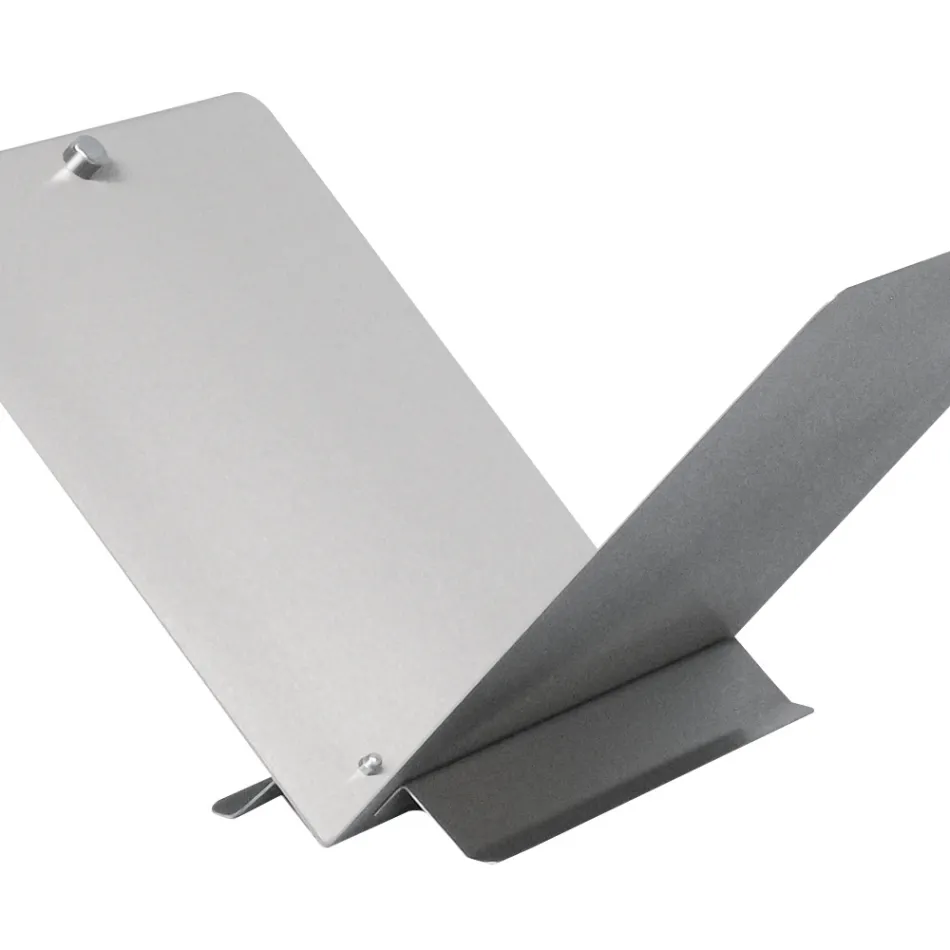 Portalegna a Forma di Libro Aperto in Metallo o Acciaio Made in Italy -Falco  Viadurini