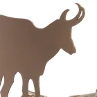 Portalegna da Interno in Acciaio Marrone Made in Italy con Attrezzi - Volturno Viadurini