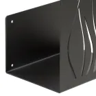 Portalegna da Interno in Acciaio Verniciato Realizzato in Italia - Ghino Viadurini