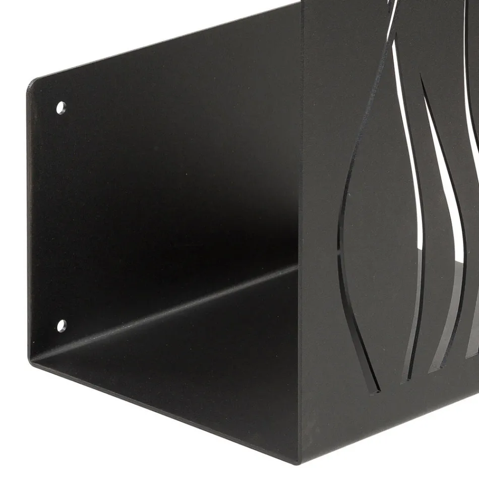 Portalegna da Interno in Acciaio Verniciato Realizzato in Italia - Ghino Viadurini