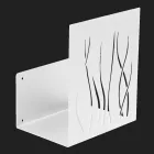 Portalegna da Interno in Acciaio Verniciato Realizzato in Italia - Ghino Viadurini