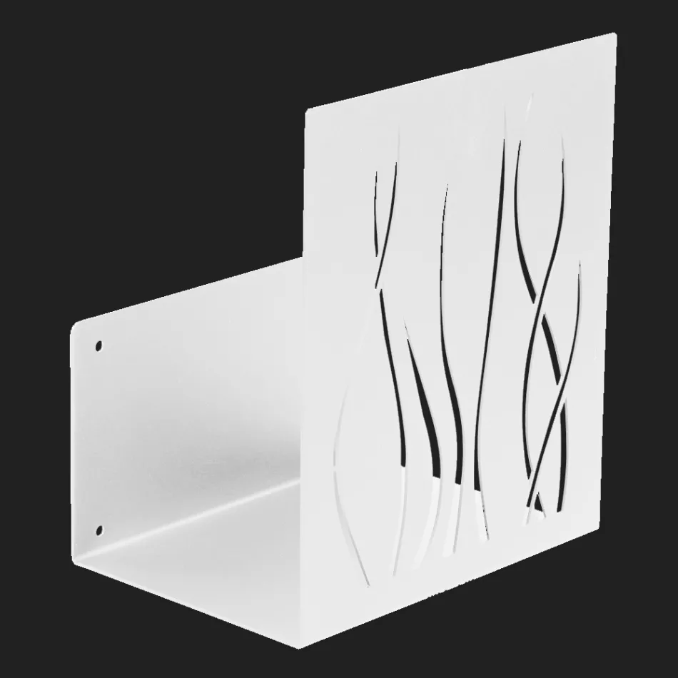 Portalegna da Interno in Acciaio Verniciato Realizzato in Italia - Ghino Viadurini