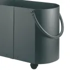 Portalegna in Diverse Finiture con 2 Maniglie Laterali Made in Italy - Impala Viadurini