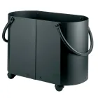 Portalegna in Diverse Finiture con 2 Maniglie Laterali Made in Italy - Impala Viadurini