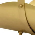 Portalegna in Ottone con Maniglia e 4 Piedini Made in Italy - Tigre Viadurini