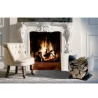 Portalegna Interno in Acciaio Verniciato Realizzato in Italia - Leopoldo Viadurini