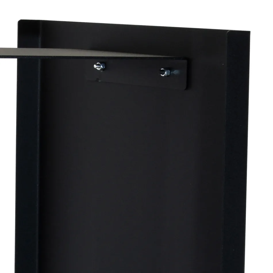 Portalegna Moderno in Acciaio Verniciato Realizzato in Italia - Patrik Viadurini