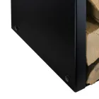 Portalegna Moderno in Acciaio Verniciato Realizzato in Italia - Patrik Viadurini